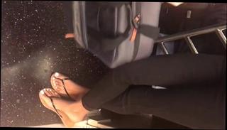 Video 379273804: foot fetish, candid ebony feet