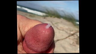 Video 1386018175: big cock masturbation cumshot, public beach cumshot, huge cumshot