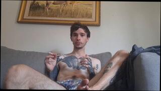 Video 1662735473: feet fetish solo, smoking fetish solo, male feet fetish, amateur solo male, solo cigarette smoking