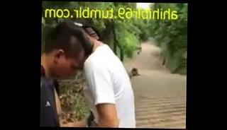 Video 490012105: gay asians outdoors