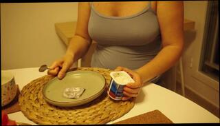 Video 1625704043: fetish solo, amateur solo female, eating fetish, belly fetish, amateur stuffed