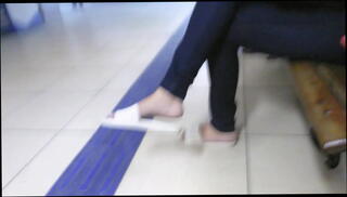 Video 1204047845: girl feet foot, teen girl feet, girl candid feet, college girl feet