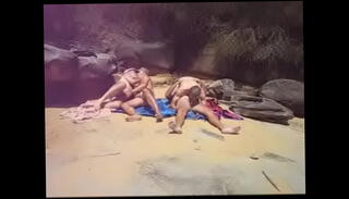 Video 1247106715: gay nude beach, gay nude group