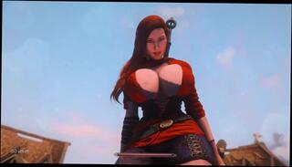Video 1600814383: cartoon anime, animated pov, big titted anime girl, pov redhead big tits, anime girl plays, big boobs anime, skyrim pov, giantess animation, red head pov, short animation, anime guy