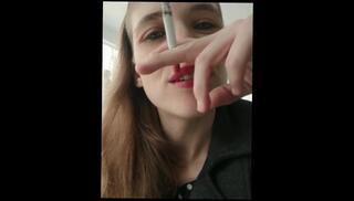 Video 1111316703: smoking fetish pov, smoking fetish solo, pov solo female, kissing fetish, smoking amateur solo, fetish tease, boobs fetish, fetish red, kissing flashing