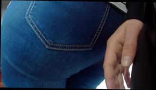 Video 323619304: big booty milf, milf voyeur, milf hidden cam, big ass brunette milf, milf jeans, booty touching