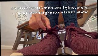 Video 1595853013: pov feet fetish, giantess vore fetish, fetish feet socks, feet legs fetish, tiny man pov, pov solo female, giant woman tiny man, amateur female pov, shoes socks feet, feet clean, table pov