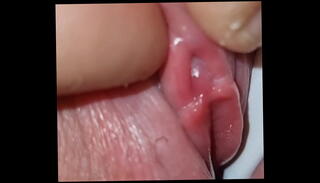 Video 1602367265: shaved cameltoe pussy, tiny clit, amateur cameltoe, tiny cum, tiny gorgeous, tiny playing, behind cum