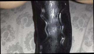 Video 860925701: riding big dildo, straight dildo, big black dildo, ebony big dildo