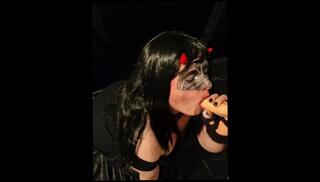 Video 1601677183: bbw solo dildo, solo dildo slut, solo toy dildo, solo amateur dildoing, solo female dildo, bbw slut blowjob, halloween dildo, cosplay dildo