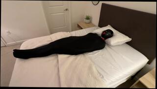 Video 1597343643: bondage latex gag, bondage amateur bdsm, latex bound, latex solo, amateur solo female, latex spandex, latex doll