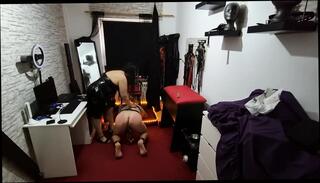 Video 1663108561: femdom humiliation slave, bdsm slave punishment, bdsm slave submission, femdom fetish humiliation, fetish milf submissive, submissive bbw milf, spanking fetish bdsm, hardcore femdom fetish, slave punished hard, brunette bbw milf, ball busting punishment, straight punished, leather fetish, milf bares, punishment hd, balls smack