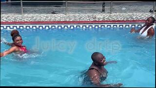 Video 1665661295: sexy kissing ass, sexy ass bouncing, sexy round ass, sexy thick ass, sexy ebony pornstar, pool kissing, sexy swim