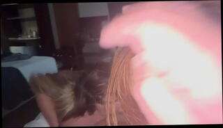 Video 1483097155: double pleasure, girl blows two, great girl