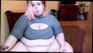 Video 877239825: bbw ssbbw belly, bbw woman, ssbbw belly stuffing, ssbbw huge belly, ssbbw eating
