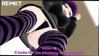 Video 1623317825: giantess vore fetish, 3d toons, anime toon, 3d masturbating, tiny masturbate, vore shrink, love 3d, insertion fetish