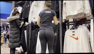 Video 1340552785: candid ass leggings, spandex ass