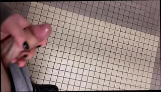 Video 1150349385: jerking cock masturbation, gay cock jerking, gay public jerk, public bathroom jerk, cum 18 years old, exhibitionist jerking