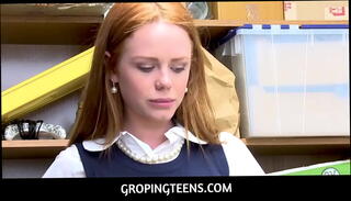 Video 1594019345: ella hughes, horny teen caught, caught fucked hardcore, sexy teen caught, teen sex caught, caught shop, cop caught, camera caught, hard sex horny fucking, 18yo teen fucked hard, loves sucking huge cock, redhead sucks cock