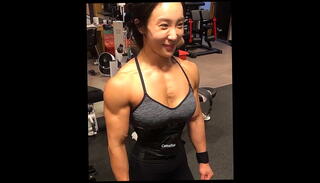 Video 1310050115: girl ripped, ripped woman, ripped muscle, ripped leggings