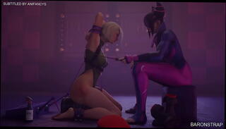 Video 1607914855: 3d anime lesbians, big titted 3d anime, big tit lesbians strap, 3d machine, lesbian big tits ass