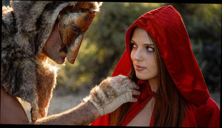 Video 1533512804: grandma, little slut rides, little red riding, cosplay teen, chick