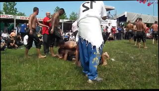 Video 1215747395: oiled gay, oil wrestling, gay sport