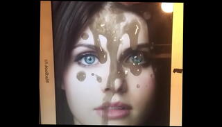 Video 1381799175: alexandra daddario, cock cum facial, cumshot facial big cock