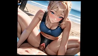 Video 1662637625: 3d big boobed, 3d blowjob, hardcore sex, beach hardcore