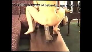 Video 1417303035: vintage dildo, vintage bbc, vintage sex toys, vintage riding