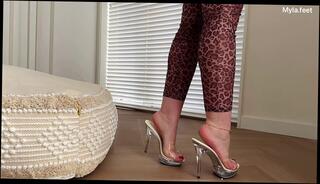 Video 1663905313: feet fetish solo, high heels feet fetish, feet legs fetish, solo female feet, amateur solo female