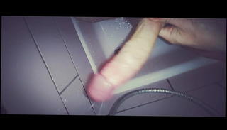Video 1571220281: gay wanking, shower wank, big dick shoved
