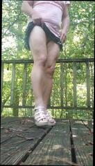 Video 1622015741: gay crossdresser, crossdresser outdoor, crossdresser pink