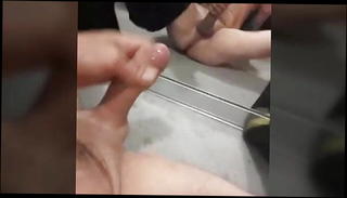 Video 1436303301: gay cock stroking, gay man big cock, stroking wet cock, cock mirror