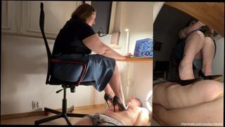 Video 1624610973: mistress dominates slave, femdom domination submission, female domination femdom pov, mistress feet slave, amateur submissive slave, cruel femdom mistress, mistress legs slave, woman dominates man, high heel domination, shoe domination, office domination, domination play