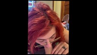 Video 1626189763: sucking husbands dick, amateur cock sucking, cock sucking blowjob, red head sucks cock, lingerie sucking dick