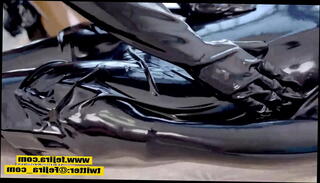 Video 1447252275: latex fetish bondage, japanese latex bondage, latex lesbians, bondage vibrator orgasm, latex woman, leather latex, latex asian, lesbian mutual, lesbian touching