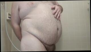 Video 1522743503: amateur solo male, male belly inflation, shower inflation, amateur fatty