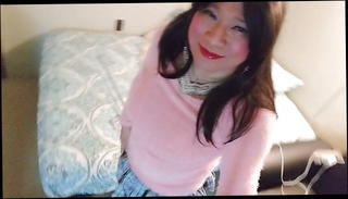 Video 1221841301: shemale schoolgirl, schoolgirl skirt, pink schoolgirl
