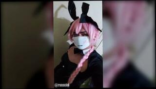 Video 1665425523: amateur femboy solo, solo amateur trans, solo amateur toys, trans femboy cosplay, femboy bunny