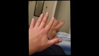 Video 1573153853: solo masturbation feet, solo trans masturbation, solo amateur trans, feet nail polish, pov