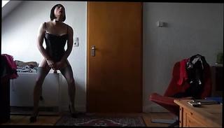 Video 494108001: sissy maid slave, dildo butt plug, sissy bdsm, stockings butt plug, straight sissy, high heels sissy, lingerie sissy, plug time, dildo next, uniform dildo, little anal