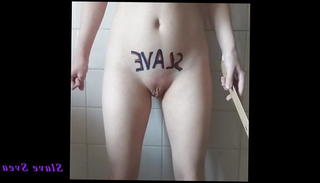 Video 1526190101: slapping slave, slave humiliation, strips spanks humiliates, clit slapping, homemade slave, slave slut, slave pussy, straight humiliation, slave self, pussy clitoris, shameless slut