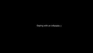 Video 169932501: inflatable plug, gay anal gape, inflatable play, gaping man