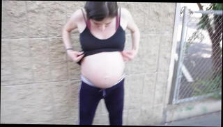 Video 881601201: pregnant, street mom, straight street, mom picked