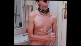 Video 1608416135: bdsm nipple clamps, gay bdsm slave, gay twink slave, cbt clamp, twinks young slaves, gay twink jerking, nipple clamp play