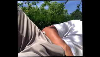 Video 1467444695: public nudity, public cum gay, bulge cum, public park cum, short cum