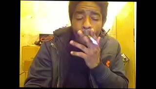 Video 1335412485: woman smoking, ebony black woman