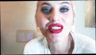 Video 1663157051: joi femdom fetish, femdom bound, dirty talk joi, bound huge tits, big tits bound, bound amateur, bound straight, lips joi, clothed femdom, joi red, bathroom joi, joi hd, wet kiss