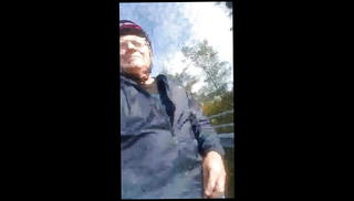 Video 1440856701: gay grandpa, grandpa daddy, fat grandpa, bike, daddy hd